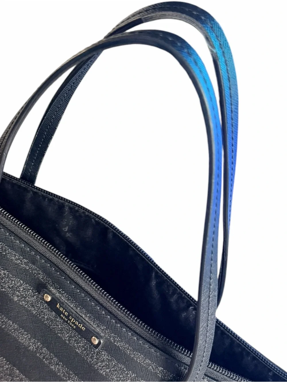 Kate Spade Haven Lane Hani Glitter Stripe Tote & Wallet
